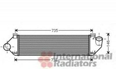 VAN WEZEL 18004438 -  Интеркулер